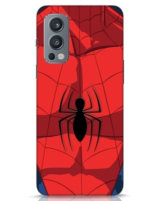 Shop Spider Suit 3D Designer Cover for OnePlus Nord 2-Front