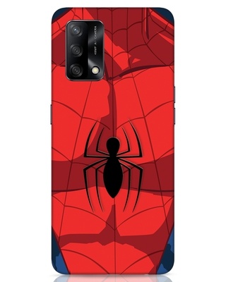 Shop Spider Suit 3D Designer Cover for Oppo F19-Front