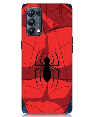 Shop Spider Suit 3D Designer Cover for Oppo Reno 5 Pro-Front