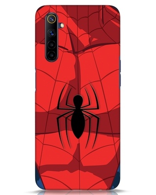 Shop Spider Suit 3D Designer Cover for Realme 6i-Front