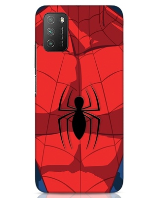 Shop Spider Suit 3D Designer Cover for Xiaomi Poco M3-Front