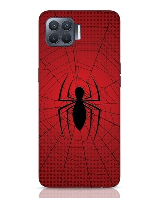 Shop Spiderman 3D Designer Cover for Oppo F17 Pro-Front
