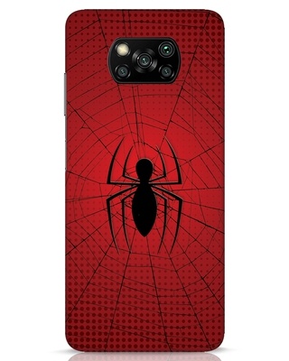 Shop Spiderman 3D Designer Cover for Xiaomi Poco X3 Pro-Front