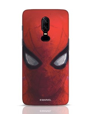 Shop Spiderman Red OnePlus 6 Mobile Cover (AVL)-Front