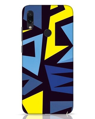 Shop Sporty Abstract Xiaomi Redmi Note 7 Pro Mobile Cover-Front