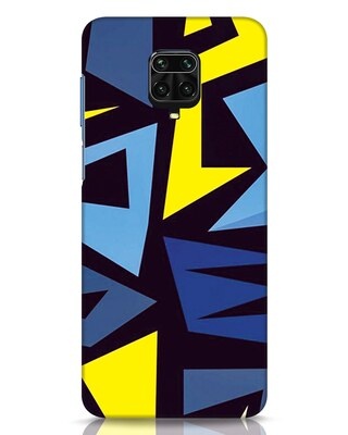 Shop Sporty Abstract Xiaomi Redmi Note 9 Pro Mobile Cover-Front