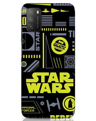 Shop Star Wars Pattern Rebel Xiaomi Poco M3 Mobile Cover-Front
