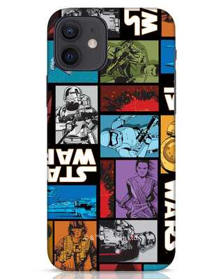 Shop Star Wars Retro iPhone 12 Mobile Cover (SWL)-Front