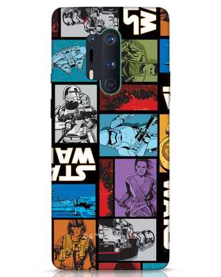 Shop Star Wars Retro OnePlus 8 Pro Mobile Covers (SWL)-Front