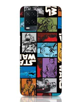 Shop Star Wars Retro Oppo A54 Mobile Cover (SWL)-Front
