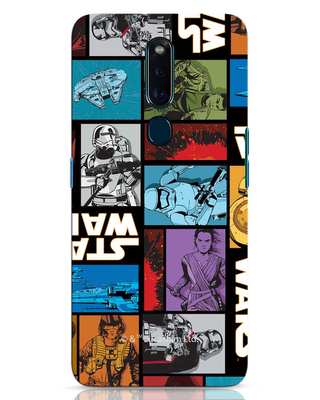 Shop Star Wars Retro Oppo F11 Pro Mobile Cover (SWL)-Front
