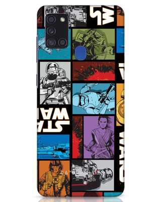 Shop Star Wars Retro Samsung Galaxy A21s Mobile Cover (SWL)-Front