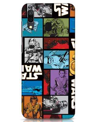 Shop Star Wars Retro Samsung Galaxy A30 Mobile Cover (SWL)-Front