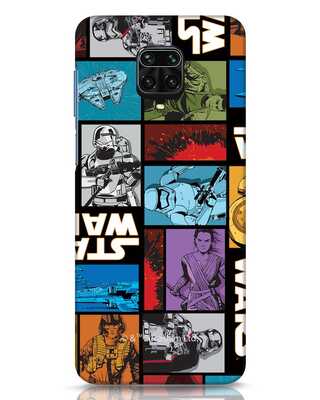 Shop Star Wars Retro Xiaomi Redmi Note 9 Pro Max Mobile Cover (SWL)-Front