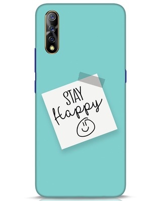 Shop Stay Happy Smile Vivo S1 Mobile Cover-Front