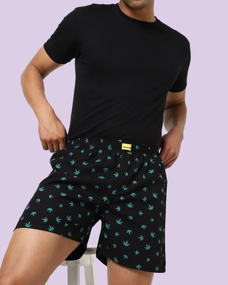 Shop Stoners Delight All Over Printed Boxer-Front