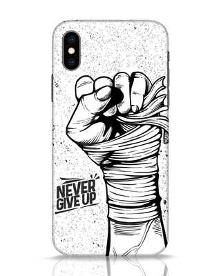 Shop Strength Fist iPhone XS Mobile Cover-Front