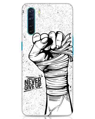 Shop Strength Fist Oppo F15 Mobile Cover-Front