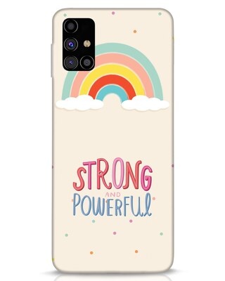 Shop Strong Women Samsung Galaxy M31s Mobile Cover-Front
