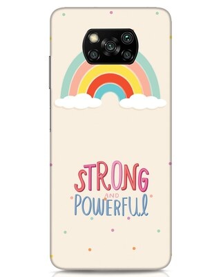 Shop Strong Women Xiaomi Poco x3 Mobile Cover-Front