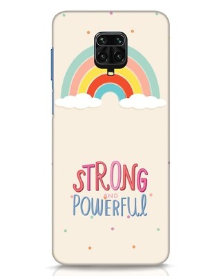 Shop Strong Women Xiaomi Redmi Note 9 Pro Mobile Cover-Front