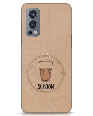 Shop Sukoon Wali Chai Designer Hard Cover for OnePlus Nord 2-Front