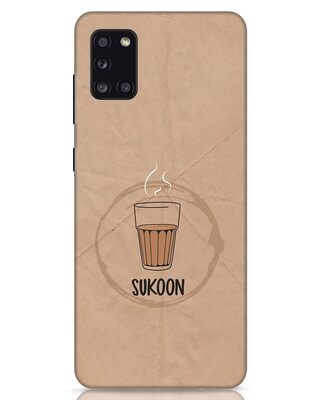 Shop Sukoon Wali Chai Samsung Galaxy A31 Mobile Covers-Front