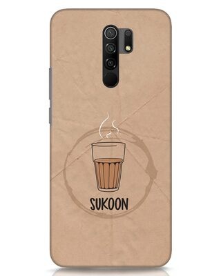 Shop Sukoon Wali Chai Xiaomi Redmi 9 Prime Mobile Cover-Front