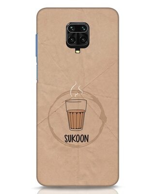 Shop Sukoon Wali Chai Xiaomi Redmi Note 9 Pro Max Mobile Covers-Front
