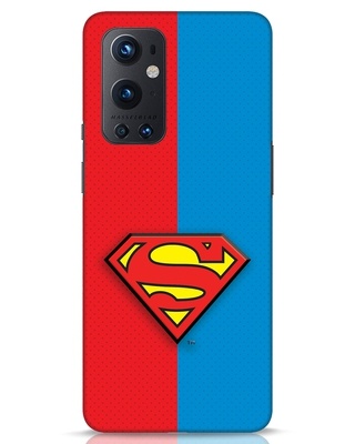 Shop Superman Half 3D Designer Cover for OnePlus 9 Pro-Front