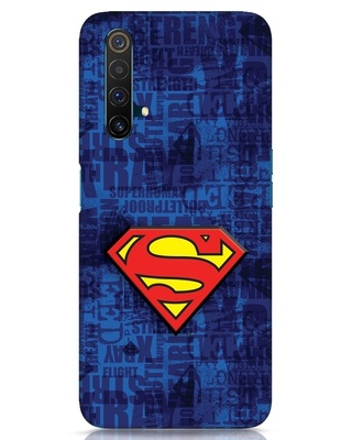 Shop Superman Logo 3D Designer Cover for Realme X3-Front