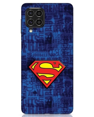 Shop Superman Logo 3D Designer Cover for Samsung Galaxy F62-Front
