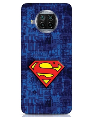 Shop Superman Logo 3D Designer Cover for Xiaomi Mi 10i 5G-Front