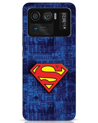 Shop Superman Logo 3D Designer Cover for Xiaomi Mi 11 Ultra-Front