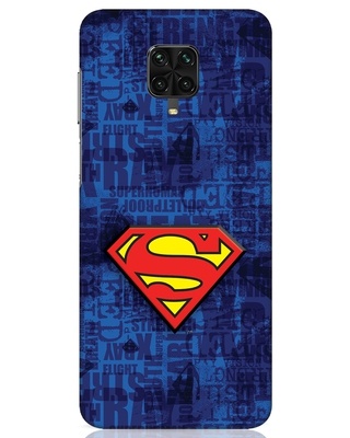 Shop Superman Logo 3D Designer Cover for Xiaomi Poco M2 Pro-Front