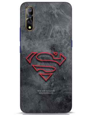 Shop Superman Logo Line Vivo S1 Mobile Cover Mobile Cover-Front