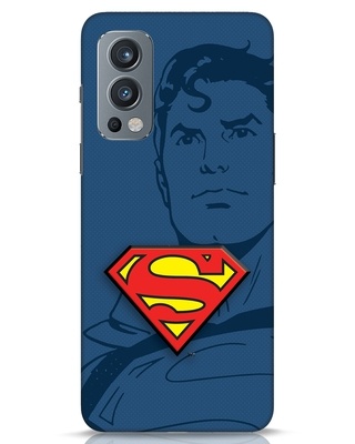 Shop Superman Shadow 3D Designer Cover for OnePlus Nord 2-Front
