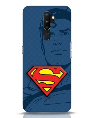 Shop Superman Shadow 3D Designer Cover for Oppo A5 2020-Front