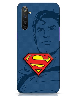 Shop Superman Shadow 3D Designer Cover for Realme 6 Pro-Front