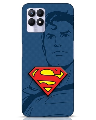 Shop Superman Shadow 3D Designer Cover for Realme 8i-Front