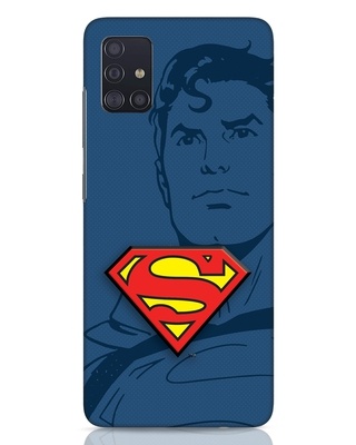 Shop Superman Shadow 3D Designer Cover for Samsung Galaxy A51-Front