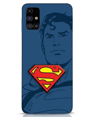 Shop Superman Shadow 3D Designer Cover for Samsung Galaxy M31s-Front