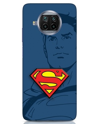 Shop Superman Shadow 3D Designer Cover for Xiaomi Mi 10i 5G-Front