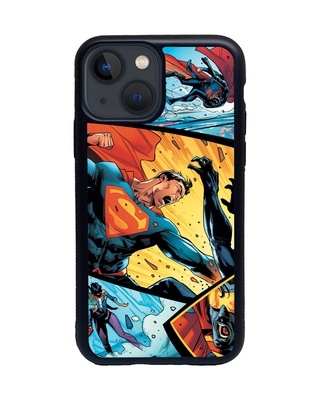 Shop Superman Triple Premium Glass Cover for iPhone 12 Mini-Front
