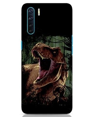 Shop T-Rex Roar Designer Hard Cover for Oppo F15-Front