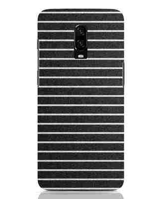 Shop Textured Stripes OnePlus 6T Mobile Cover-Front