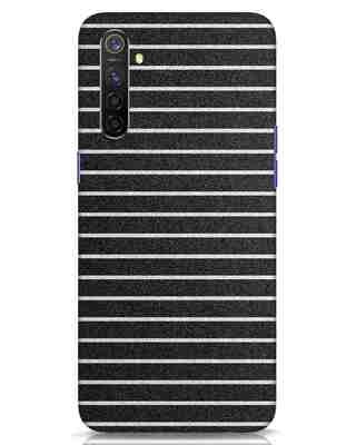 Shop Textured Stripes Realme 6 Mobile Cover-Front