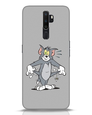 Shop The Cat Designer Hard Cover for Oppo A5 2020-Front