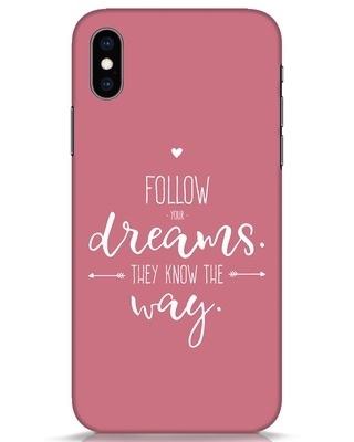 Shop They Know The Way iPhone XS Mobile Cover-Front