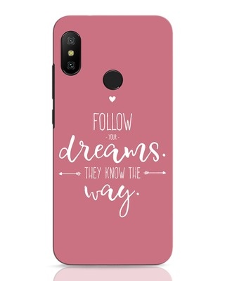 Shop They Know The Way Xiaomi Redmi 6 Pro Mobile Cover-Front